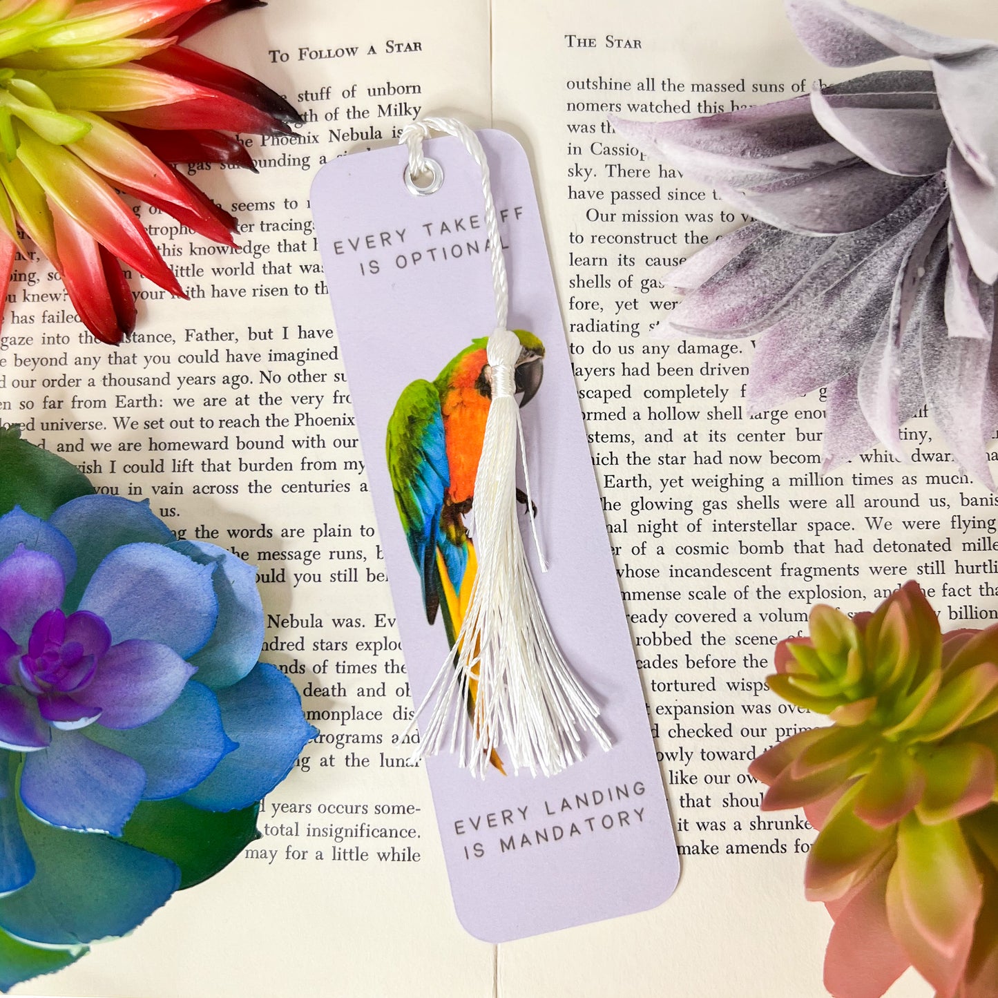 Bird Bookmarks Set Of 4