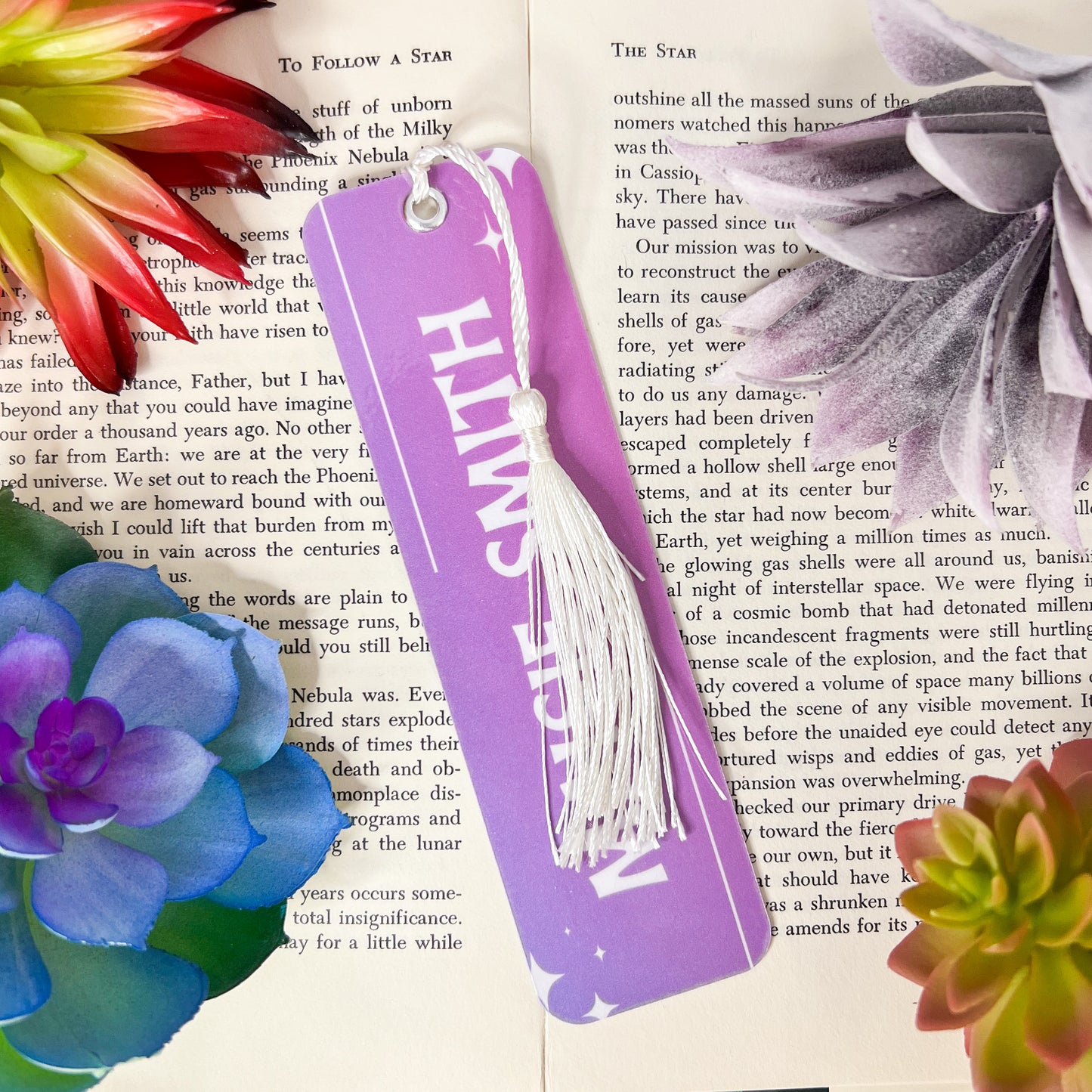 Personalized Bookmarks Set Of 4