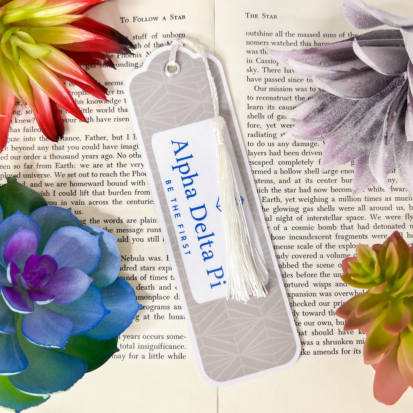 Alpha Delta Pi Bookmarks Set Of 4