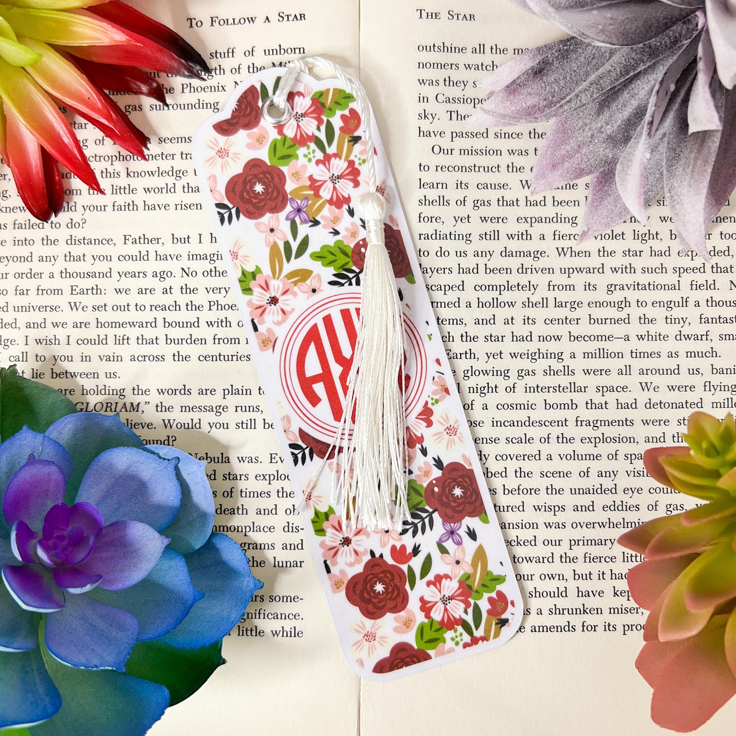 Alpha Chi Omega Bookmarks Set Of 4