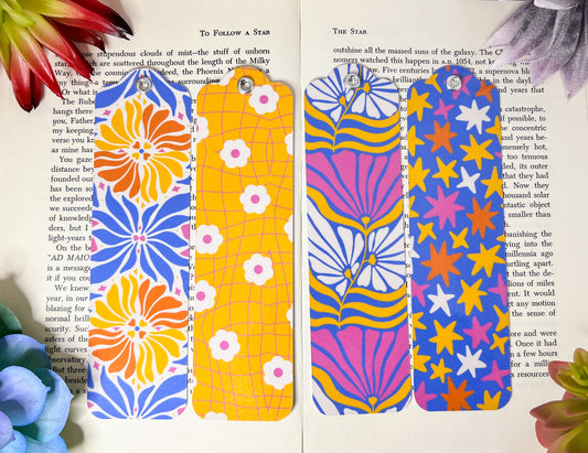 Boho Bookmarks Set Of 4