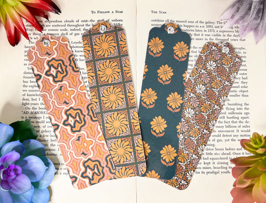 Boho Bookmarks Set Of 4