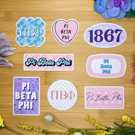 Pi Beta Phi Sticker Pack