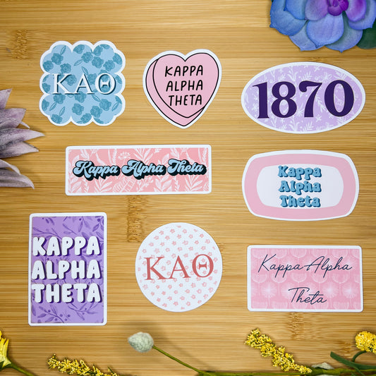 Kappa Alpha Theta Sticker Pack