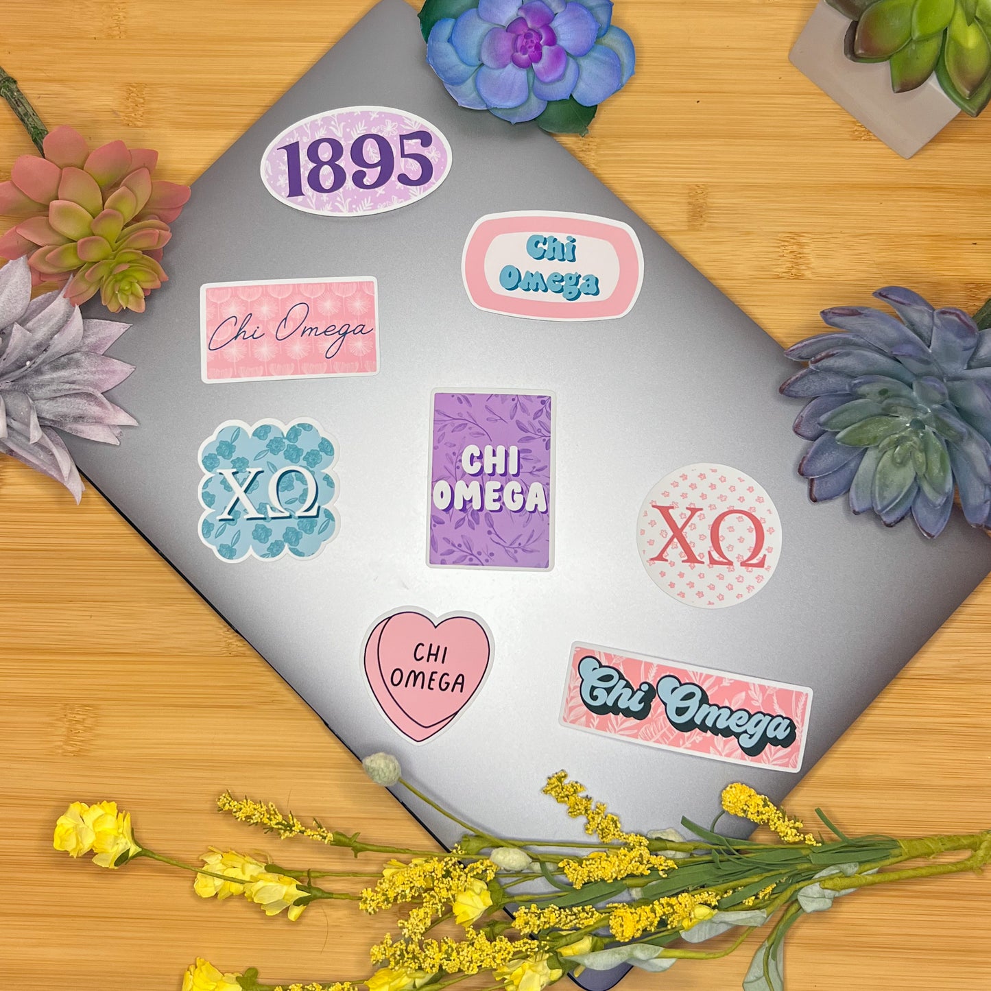 Alpha Chi Omega Sticker Pack