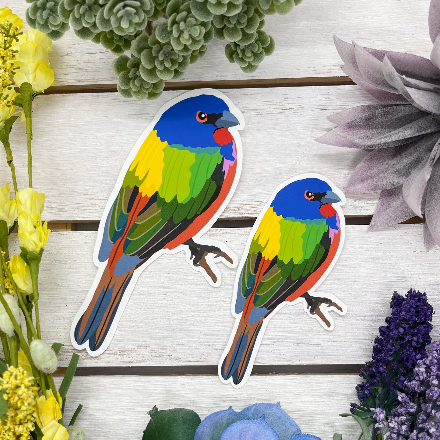 Painted Bunting Sticker